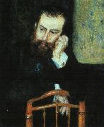Pierre Renoir Portrait of Alfred Sisley oil on canvas